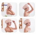 Magical Water-Absorbent Towel Woman Long Hair Drying Wrap Turban Towel Hair Natural Drying Towel