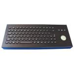 IP65 85 keys explosion proof black industrial keyboard with backlit trackball