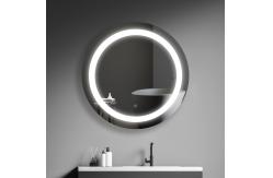 China Compact Bathroom Mirror With Lights Corrosion Protection Adjustable Lighting supplier