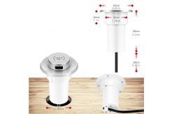 China ABS Desk Grommet High Safety USB Table Hub Generous 3.1A Power Supply supplier