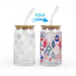 24ozcolor Changing Plastic Cup Christmas Tumbler With Straw