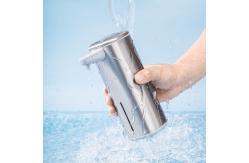 China Touch-Free Rechargeable Sensor Liquid Soap Pump Dispenser , Polished Stainless Steel supplier