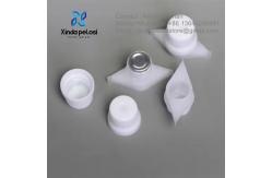 China Custom Plastic Spout Cap With Aluminium Foil Seal Plastic Flexible Pouch Spout Cap supplier