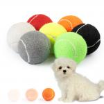 Black Grey Indestructible Tennis Ball Dog 2.5 Durable Tennis Balls For Dogs for sale
