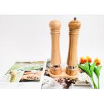 Salt And Pepper Wood Grinder Set Ceramic Grinding Mechanism for sale