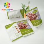 Matte Finished Aluminum Foil Stand Up Pouch Edible Fruit Jerky Packaging Custom Printing for sale