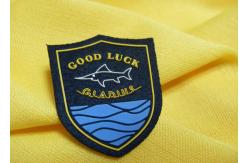 China 3D Embossed Pvc Injection Transparent Rubber Custom Clothing Patches Garment Labels supplier