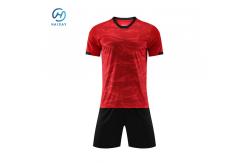 China customized kid soccer jersey set with professional design and polyester fabric supplier