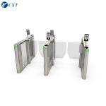 Intelligent Hotel Stainless Steel Turnstiles Glass Turnstile Gate 114b for sale