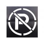 Parking Lot Black PVC Stencil Flexible Plastic Letter Stencils Easy To Use for sale