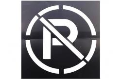 China Parking Lot Black PVC Stencil Flexible Plastic Letter Stencils Easy To Use supplier