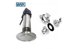 China Tri Clamp Flush Diaphragm Sanitary Pressure Transmitter For Milk Beer supplier