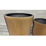 Hand Carved Fiberclay Planter Enhance Your Indoor Decoration Effortlessly for sale