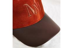 China Custom Velvet Embroidered Baseball Caps With Debossed Metal Buckle supplier