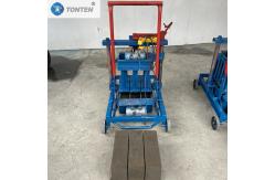 China 2-45 Manual Small Mobile Brick Making Machine Concrete Molding Machine supplier