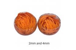 China 10g / Bag No Smell Glitter Orange Recycled Shredded Paper Crinkle Paper supplier
