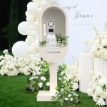 White-Phone-Booth-with-Audio-Guestbook-Phone
