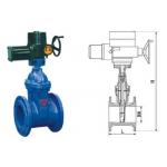 RVEX electric resilient seated gate power station valve grey cast iron 50 - 400mm for sale
