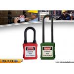 ABS Lock Body with 76mm Long Nylon Shackle Safety Lockout Padlocks for sale