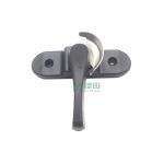 Small Push Pull Black Crescent Lock Aluminum Material Moon Lock Window Hardware for sale