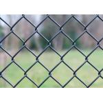 PVC Coated Diamond Chain Link Fencing Galvanized 2.0mm Diameter 60 X 60mm for sale