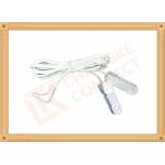 Surgical DC 2.35mm Tens Unit Replacement Leads Wire To Clip 3m for sale