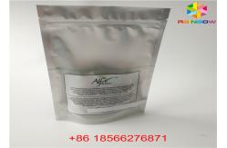 China Glossy Silver Stand Up Pouch Aluminium Foil Packaging Bag Clear Plastic Material supplier