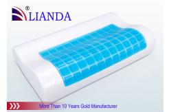 China White / Blue Memory Foam Pillows With Standard Size 50kgs / m3 supplier