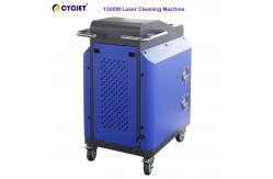 China Auto Robot Fiber Clean Laser Machine 1500w Industrial Laser Rust Removal Machine supplier