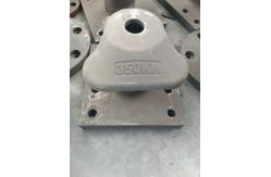 China 350 KN Carbon Iron Marine Mooring Components T Head Dock Bollards supplier