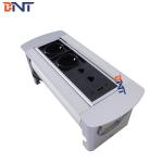 Company Conference Table Outlet , Brushed Aluminum Alloy Pop Up Media Socket