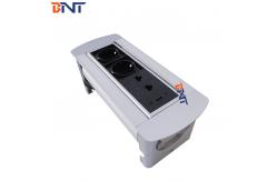 China Company Conference Table Outlet , Brushed Aluminum Alloy Pop Up Media Socket supplier
