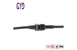 China Small Male Female Waterproof Electrical Plug IP68 2 Pin To 4 Pin supplier