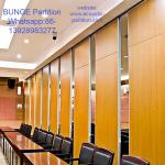 85mm Width Movable Wooden Acoustic Partition Wall For Banquet Hall / Classroom for sale