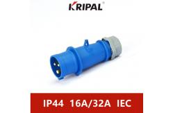 China IEC standard IP44 380V 16A 32A Sleeve Industrial Plug Waterproof supplier