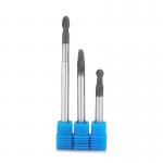 Solid Carbide 2-Flutes Ball Nose End Mill Customizable and for Precision Cutting for sale