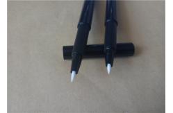 China Simple Style Felt Tip Eyeliner With Steel Ball , Black Pencil Eyeliner Plastic Material supplier