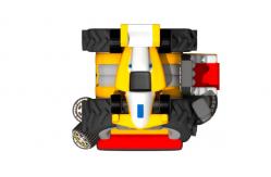 China Racing Theme Tarpaulin Inflatable Combos Free Printing Black Tires supplier