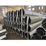 90FT  95FT Polygon Transmission Line Steel Poles 69kv for sale