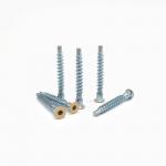 Countersunk Head Straight Repair Furniture Screws With Hexagonal Roller Coaster Thread