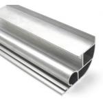 Silvery Anodized  6061 Aluminum Profile Aluminum Extrusion Profile With Drilling / Cutting for sale