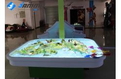 China Sandbox Interactive Projector Games Sand Table For Children Simulation Scene Model supplier