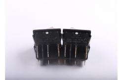 China Double Micro Rocker Switch With Copper / Compound Silver Contact Material supplier