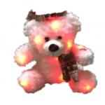 Washable 0.25m 9.84 Inch Xmas Light Up Belly Stuffed Animal Cuddly Toy for sale