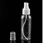 Polyethylene Refill 100ml Empty Clear Plastic Spray Bottle for sale