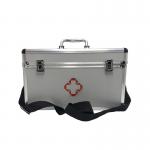 First aid box Aluminum alloy medical box empty, can store conventional drugs for first aid for sale