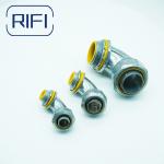 Liquid Tight Conduit To Box Or Enclosure Flexible Conduits  Connector with Yellow Or Blue for sale