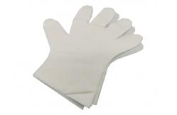 China Ivory White Compostable Food Prep Gloves ASTM D6400 For Food Handling supplier