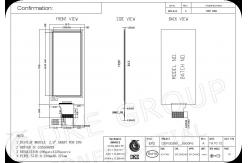 China 2.9'' 296*128 Active Matrix MCU interface E-Paper display EPD supplier