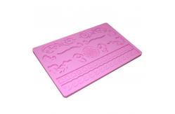 China Furniture Pastry Silicone Baking Utensils Craft Decorating Fondant Lace Mat supplier